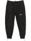 Dsquared2 Track-pants In Tessuto Tecnico In Black