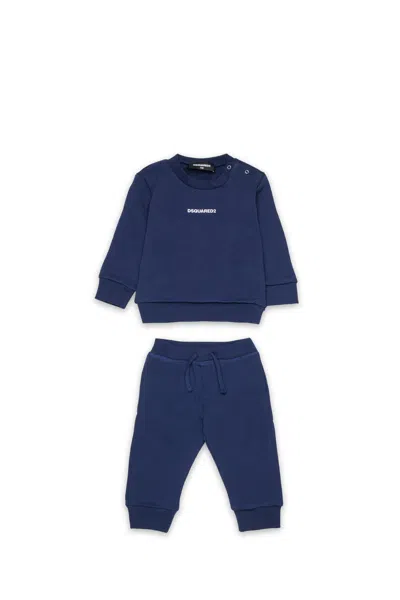 Dsquared2 Tracksuit With Logo In Blue