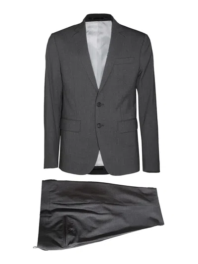 Dsquared2 Single Breasted Two-piece Tailored Suit In Gray