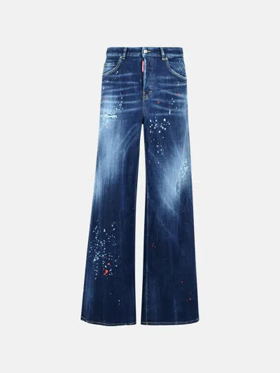 Dsquared2 'travaller' Blue Denim Jeans