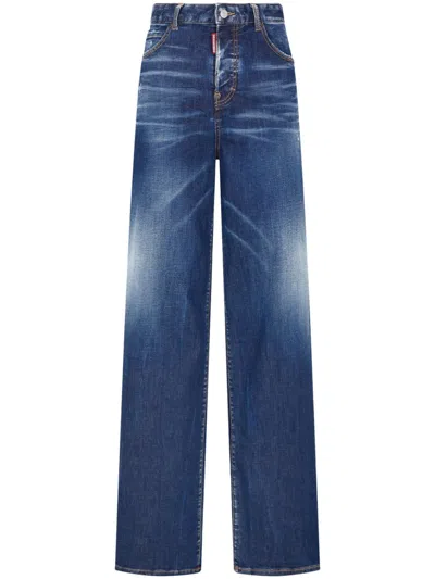Dsquared2 "traveller" Jeans In Blue