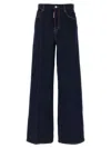 Dsquared2 Dsquared Stretch Denim Traveller Wide Leg Jeans