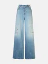 Dsquared2 'traveller' Light Blue Cotton Jeans In Light Blue