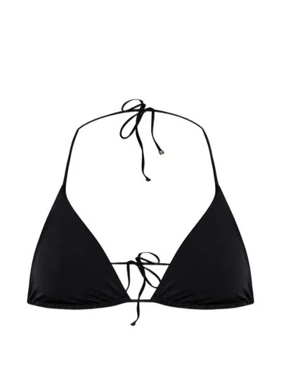 Dsquared2 Triangle Bikini Top In Black