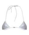 Dsquared2 Triangle Bikini Top In White