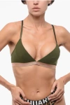 Dsquared2 Triangle Bra With Logoed Band