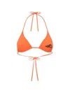 Dsquared2 Triangle Tie Top In Orange