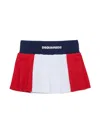 Dsquared2 Gonna Stile Tennis In Cotone Tecnico In Red
