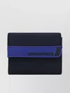 DSQUARED2 TRIMMED NECK WALLET WITH TEXTURED TRIFOLD FLAP
