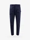 Dsquared2 Logo Plaque Cargo Pants In Blue