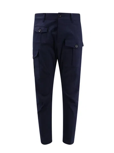 Dsquared2 Trouser In Blue