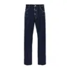 Dsquared2 Blue Jeans With Belt Loops And Logo Patch On The Rear