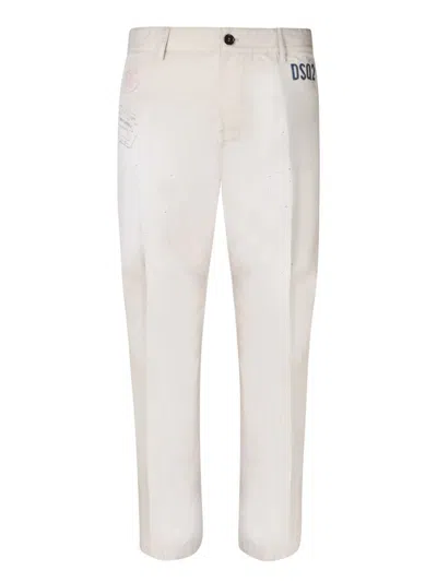 Dsquared2 Trousers In Beige