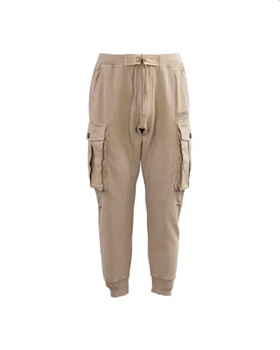 Dsquared2 Trousers Beige In Grey