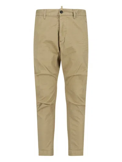 Dsquared2 Trousers In Beige