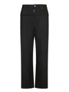 Dsquared2 Denim-panel Cotton Track Pants In Black