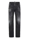 Dsquared2 Dsquared Men Straight Jeans In Black