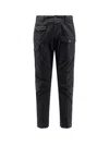 Dsquared2 Cotton Cargo Pant Trousers With Multiple Pockets In Black