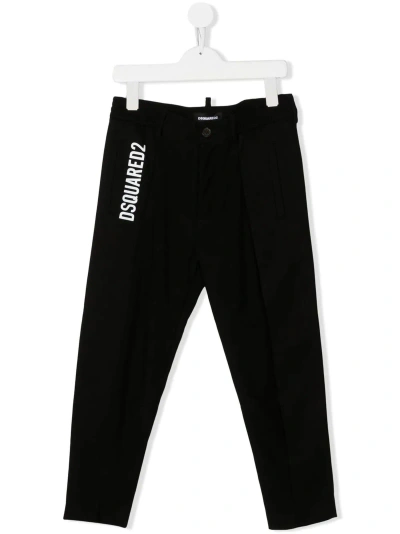 Dsquared2 Kids' D2p518m Trousers Dsquared In Black