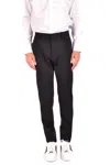 Dsquared2 Tailored Black Trousers With Straight Leg Design In Black