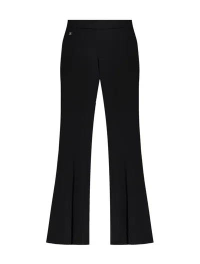 Dsquared2 Logo Plaque Trousers In Black