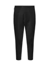 Dsquared2 Headquarters Skinny Techno Cropped Trousers In Black