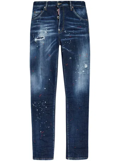 Dsquared2 Trousers In Blue