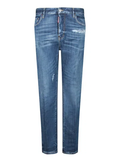 Dsquared2 Trousers In Blue