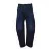 Dsquared2 5 Pockets Navy Blue Cotton Elastane Pants In Blue