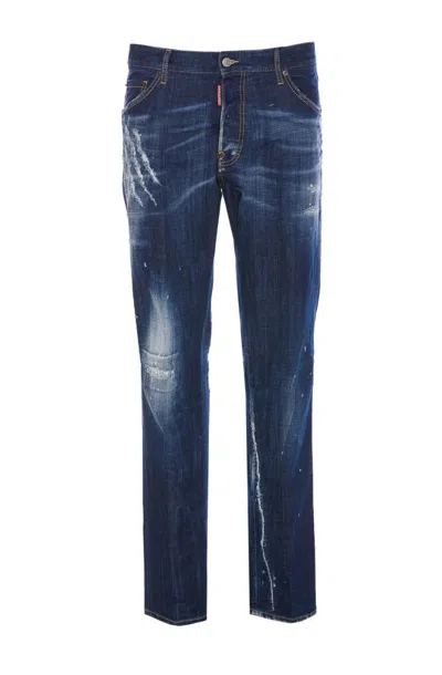 Dsquared2 Trousers In Blue