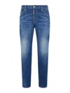 Dsquared2 Stylish Denim Trousers Featuring Belt Loops In Blue