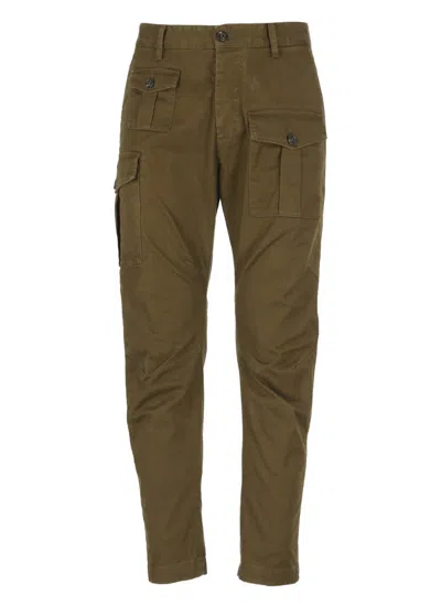 Dsquared2 Trousers In Green