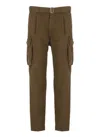 Dsquared2 Dark Green Cargo Pants In Green