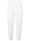 Dsquared2 Cotton Twill Trousers With Front Pleats In White