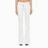 Dsquared2 'wide Leg Cropped' Jeans In White