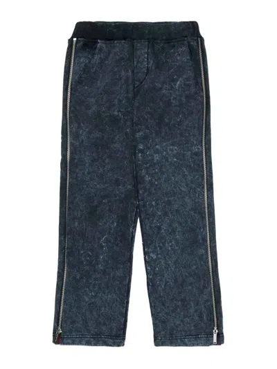 Dsquared2 Trousers With Logo In Blue