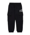 Dsquared2 Logo-print Cotton Track Pants In Black