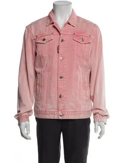 Pre-owned Dsquared2 Trucker Jacket In Pink