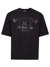 Dsquared2 Physical Education Crew Neck Graphic T-shirt In Black