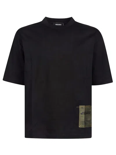 Dsquared2 Loose Fit T-shirt In Black