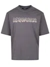 Dsquared2 Dsquared Dark Grey Cotton T-shirt In Black