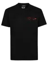 Dsquared2 Palm Beach Printed Cotton T-shirt In Black