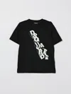 Dsquared2 Kids' Tシャツ  ボーイ カラー ブラック In Black