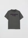 Dsquared2 Kids' Tシャツ  ボーイ カラー グレー In Green