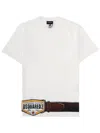 Dsquared2 White Crew Neck T-shirt In Multi