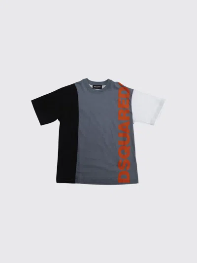 DSQUARED2 DSQUARED2 T-SHIRT KIDS COLOR GREY