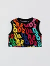 Dsquared2 Graphic-print Top In Multi