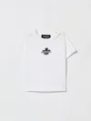 Dsquared2 T-shirt With Maple Leaf In White
