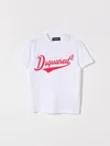 Dsquared2 Logo-ptint Relaxed T-shirt In White
