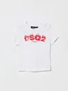 Dsquared2 Flame Graphic T-shirt In White